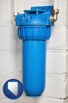 a water treatment filter - with Nevada icon