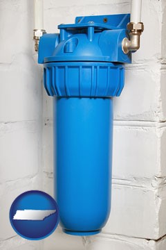 a water treatment filter - with Tennessee icon