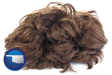 a wig - with Oklahoma icon