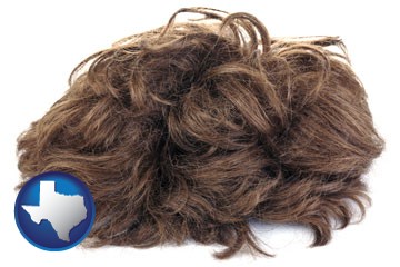 a wig - with Texas icon