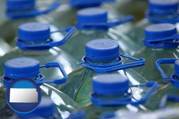 bottled water - with Kansas icon