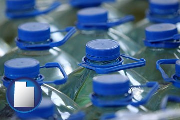 bottled water - with Utah icon