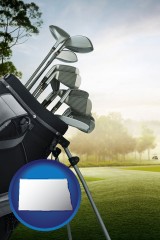 north-dakota golf clubs on a golf course