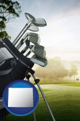 wyoming golf clubs on a golf course