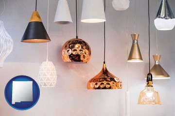 pendant lighting fixtures - with New Mexico icon