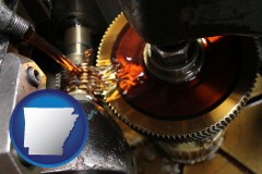 arkansas lubricating oil in machinery