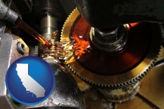 california lubricating oil in machinery