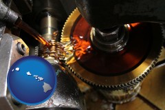 hawaii lubricating oil in machinery