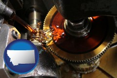 montana lubricating oil in machinery