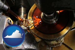 virginia lubricating oil in machinery