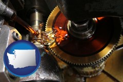 washington lubricating oil in machinery