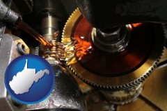 west-virginia lubricating oil in machinery