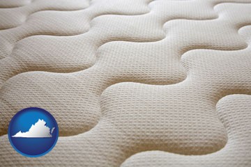 a mattress surface - with Virginia icon