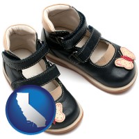 california orthopedic shoes for a child