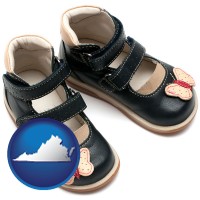 virginia orthopedic shoes for a child