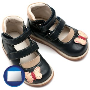 orthopedic shoes for a child - with Colorado icon