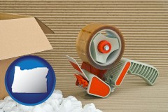 oregon packaging and shipping supplies: boxes, peanuts, and tape