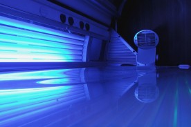 a tanning salon solarium
