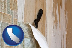 california map icon and the wallpaper removal process