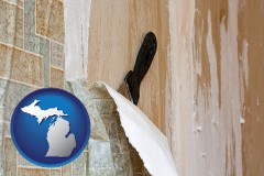 michigan map icon and the wallpaper removal process