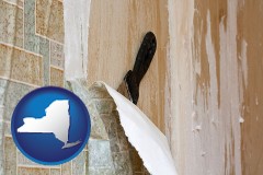 new-york map icon and the wallpaper removal process